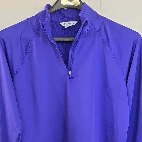 ATHLETA Women's Athleta Whistler Half Zip Hoodie, Noble Blue (Purple), Size L - Picture 9 of 16
